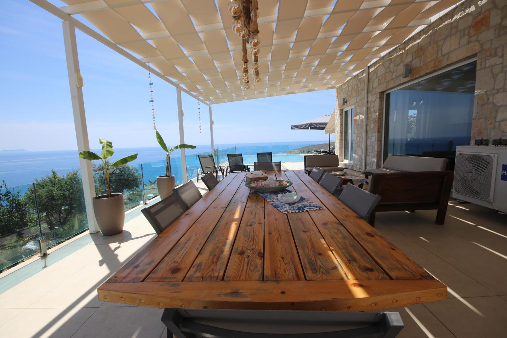 Ionian Pool House Villa Porto Palermo Exterior photo