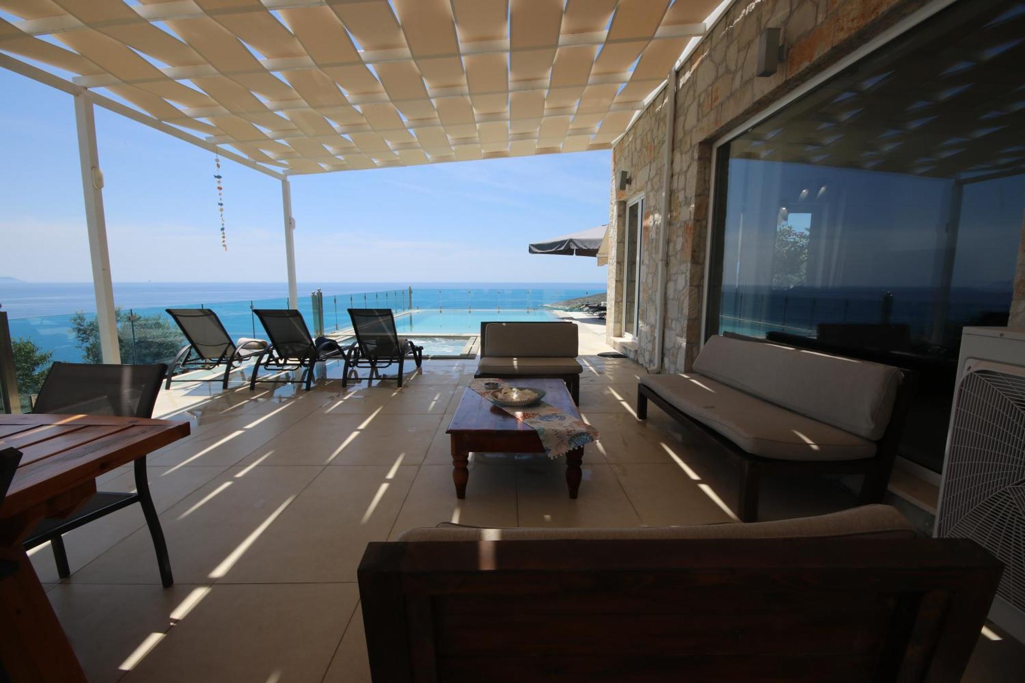 Ionian Pool House Villa Porto Palermo Exterior photo